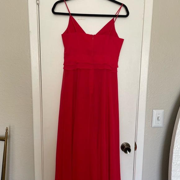 Nanette Lepore Red Midi Dress - Picture 2 of 8